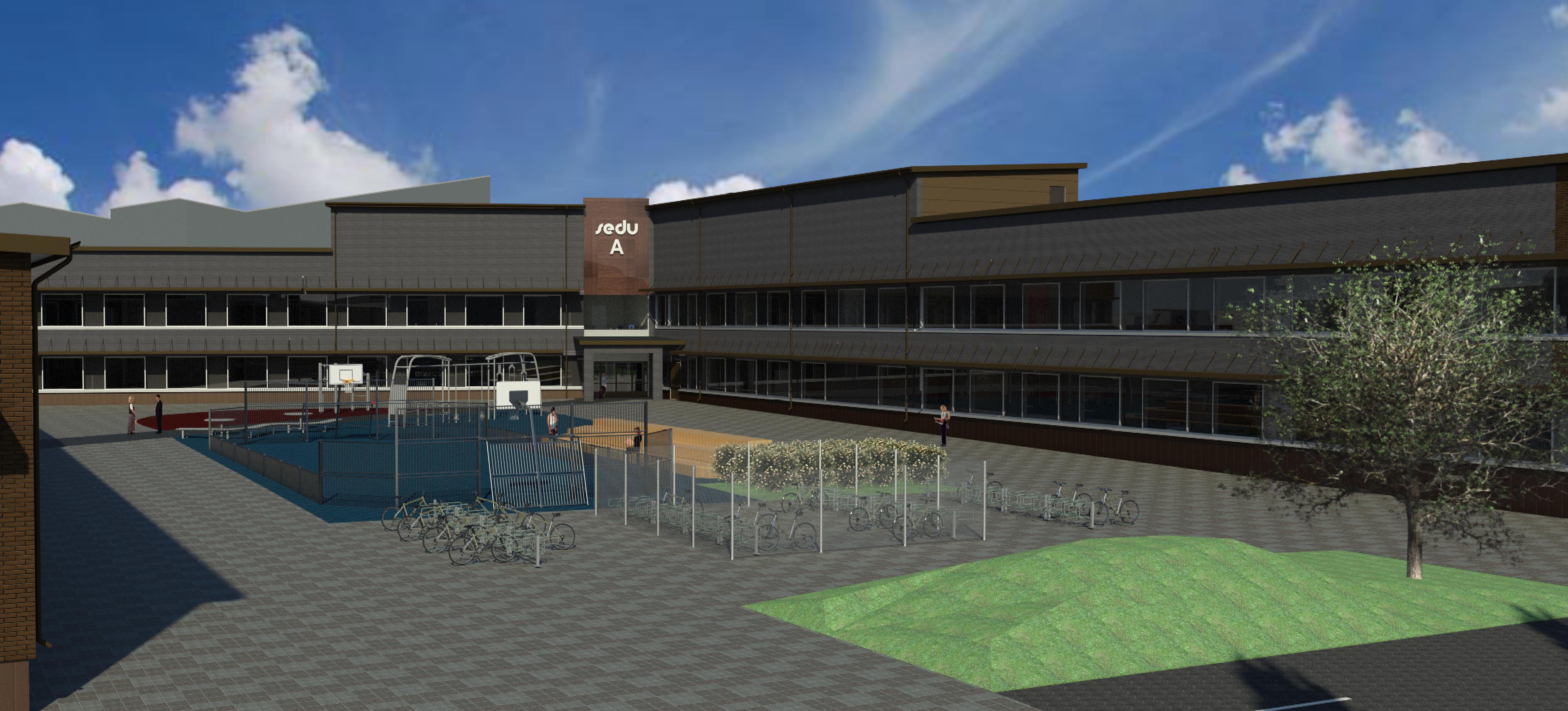 3D Sisapiha Kirkkokatu 10, sisäpiha, 3D-mallinnus